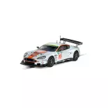 Voiture Analogique - Aston Martin DBR9 - Edition GULF - ROFGO "Dirty Girl" - Scalextric CH4316 - Super Slot - Echelle I: 1/32