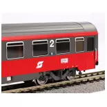 Eurofima Piko 58540 coche de viajeros - 2ª clase - HO 1/87 - ÖBB - EP IV