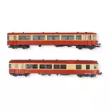 Autorail diesel EAD X 4317 & XR 8517 - Jouef 2614 - HO 1/87 - SNCF - analogique