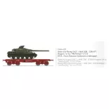 Ketelwagen SSym46 + tank amx-30 "Provence" 1DB 6RD - Ree Modèles WBA032 - HO 1/87 - SNCF - Ep IV - 2R