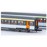 Lote de 2 coches de viajeros Corail Vtu - AZAR MODELS V01-OR1 - Z 1/220 - SNCF - EP IV